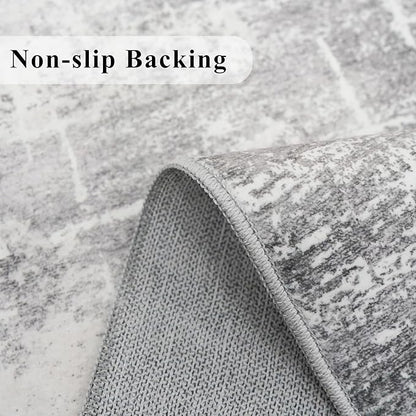 HY HAOYUNLAI Abstract 2x8 Runner: Washable Non-Slip 8ft Hallway Carpet - Image 3