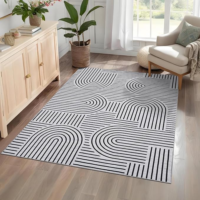 ROYHOME Washable Rug 5x7 Area Rugs by ROYHOME