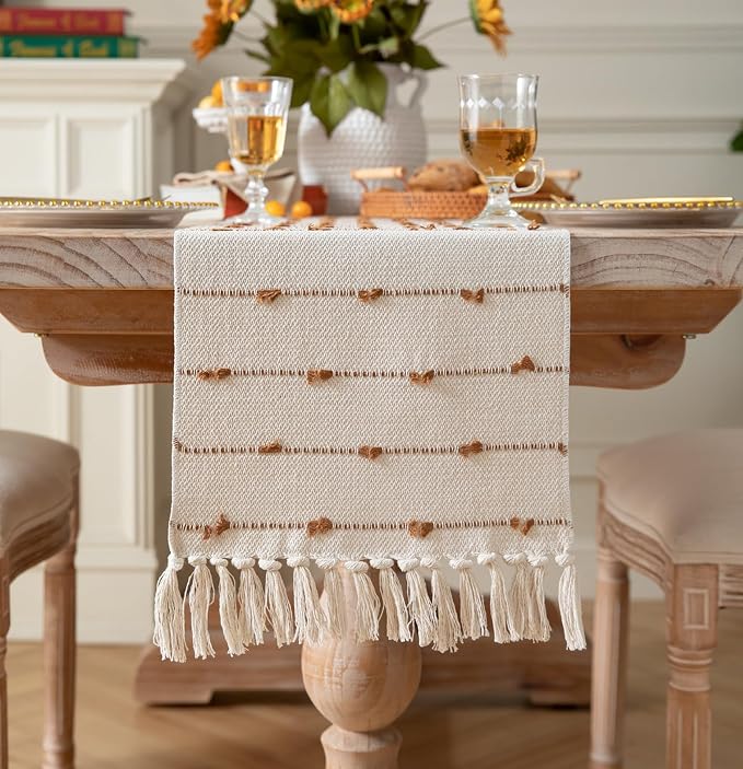 Caflife Boho Table Runner 108 Inchs Long by Caflife