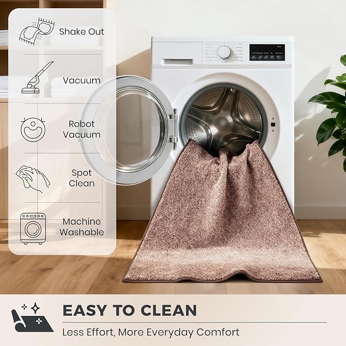 PURRUGS Dirt Trapping Door Mat 24" x 84", Non-Slip Machine Washable Entryway Rug - Image 7