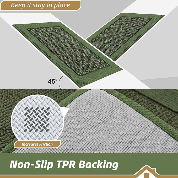 BEQHAUSE Indoor Door Mat 24" x 60", Dirt Trapper Door Mats Non-Slip Entryway - Image 4