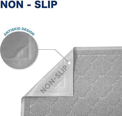 WePet Cat Litter Box Mat, Kitty Premium PVC Pad, Durable Trapping Rug, - Image 3