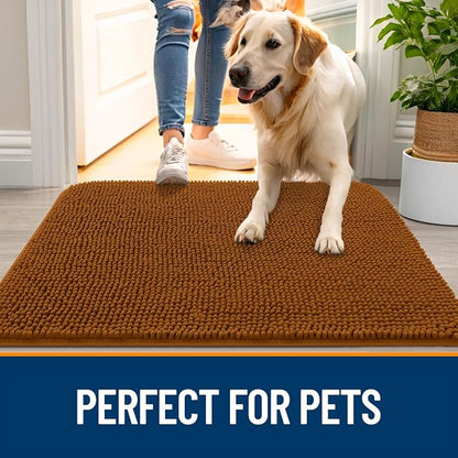 OLANLY Dog Door Mat for Muddy Paws 32x20, Absorbs Moisture and Dirt, Absorbent - Image 6