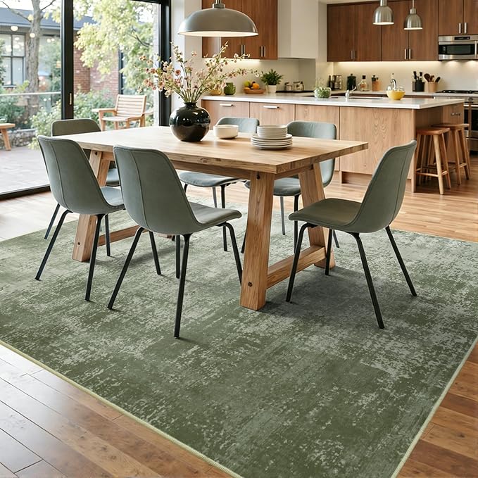 4x6 Ft Area Rugs for Living Room, Soft Non-Slip Washable Rugs Modern Abstract - Image 9