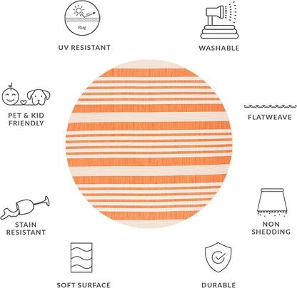 SAFAVIEH Washable Rug Outdoor Courtyard Collection - Image 4