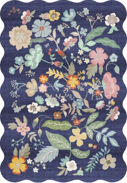 Washable 2'6x12 Hallway Runner Rug: Entryway Non Slip Floral Rug Farmhouse Soft - Image 8