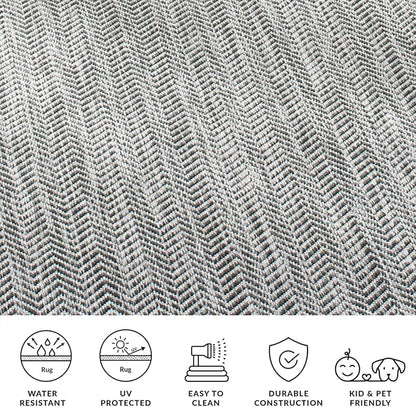 SAFAVIEH Outdoor Square Rug 7'10" - Image 5