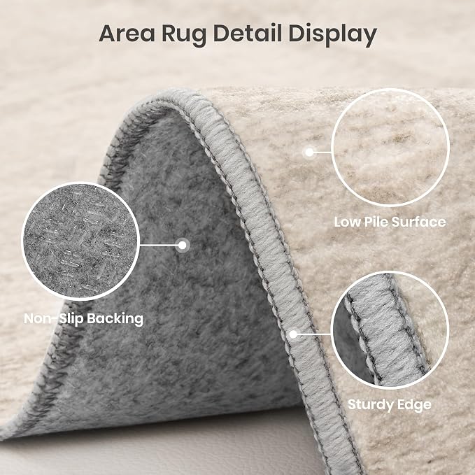 Valenrug Washable Rugs 5x7 - Image 4