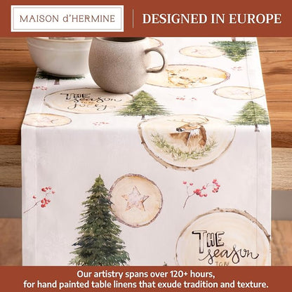 Maison d' Hermine Table Runner 100% Cotton 14.50" x 72" | Table Runners 72 - Image 2