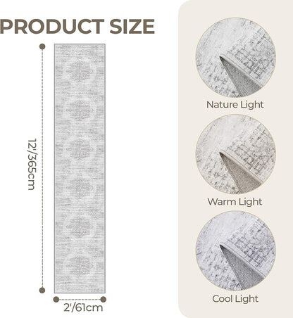 2x12 Runner Rug, Long Hallway Rugs - Image 2