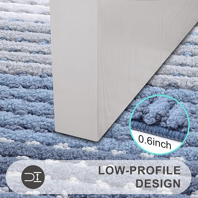 Kitinjoy Indoor Outdoor Door Mat, 71x24 Non-Slip Absorbent Dirt Trapper - Image 4