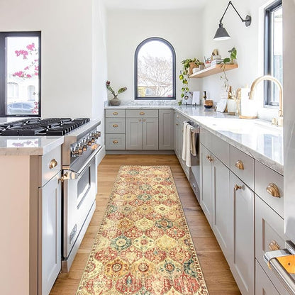 Lahome Moroccan Hallway Rug, Ultra-Thin Oriental Carpet - Image 4
