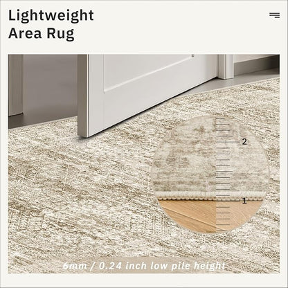 Soalmost 4x10 Wide Hallway Runner Rug: Washable Soft Rug Runners - Image 7