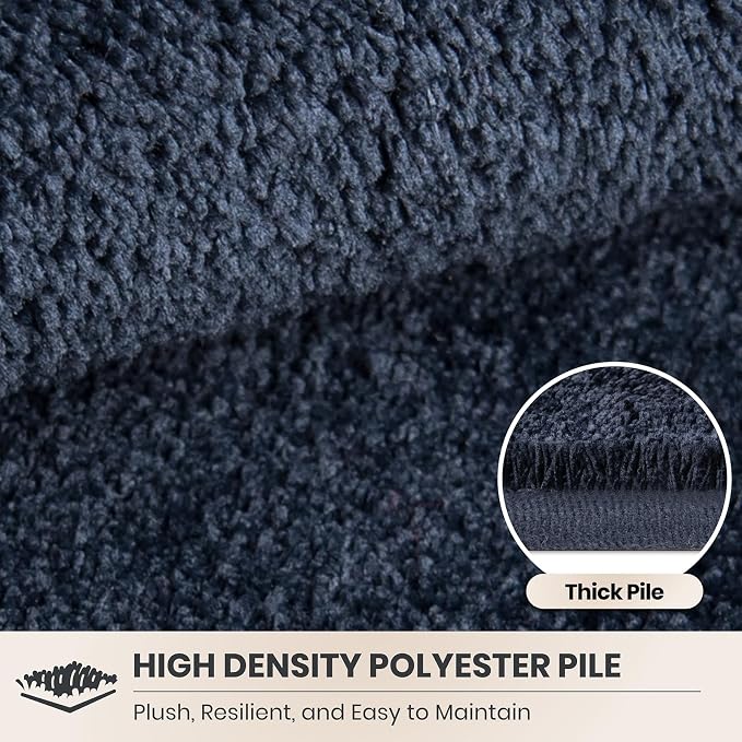 PURRUGS Easy Care Area Rug 4ft x 6ft, Non-Slip Machine Washable Entryway Rug - Image 4