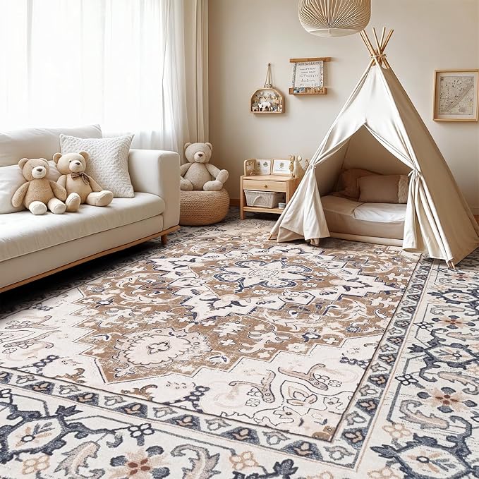 Lofus 8x10 Area Rugs for Living Room, Washable Area Rug, Rugs for Bedroom - Image 3