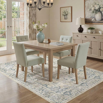 cotiled 5x8 Area Rug Machine Washable Vintage Carpet - Image 5