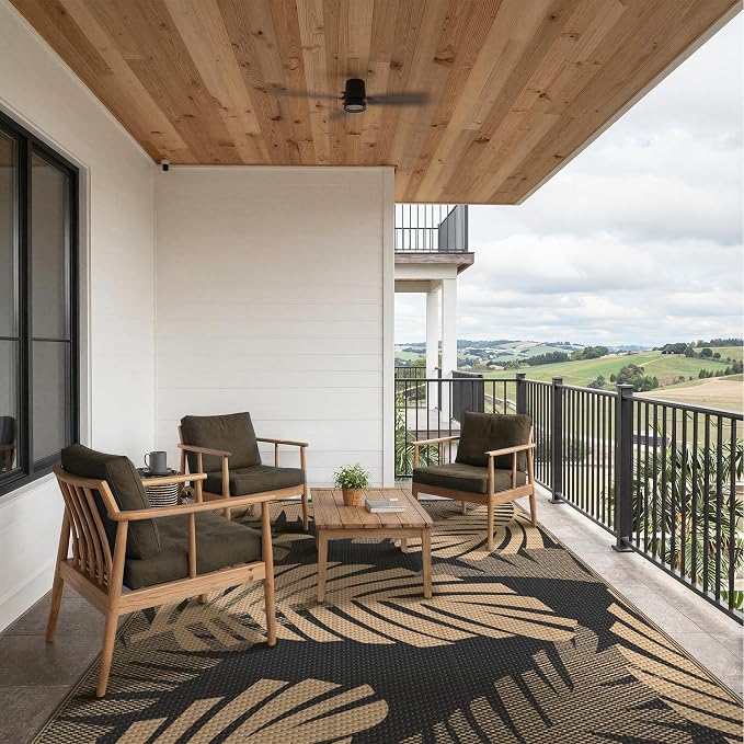 GENIMO Waterproof Outdoor Rug 6' x 9' - Image 6