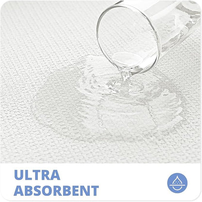 Bosap Bath Mat, Ultra Thin Bathroom Rugs, Rubber Bath Mats - Image 3