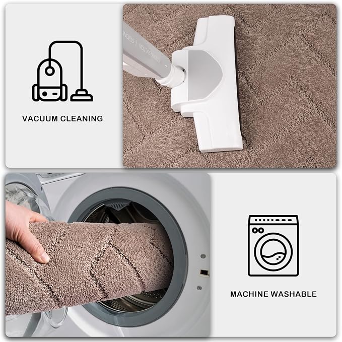PURRUGS Dirt Trapping Door Mat 24" x 59", Non-Slip Machine Washable Entry Rug - Image 7