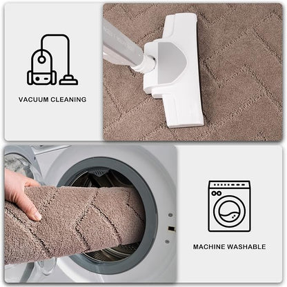 PURRUGS Dirt Trapping Door Mat 32" x 70", Non-Slip Machine Washable Entry Rug - Image 7