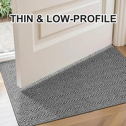 Ultra Thin Door Mat Indoor Entrance 24"x36", Low-Profile Indoor Door Mat - Image 5