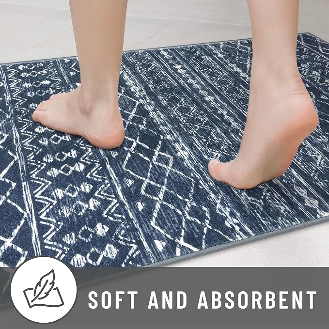KUTA Boho Runners for Hallways 2.6x12 ft Moroccan Washable Runner Rug Non-Slip - Image 7