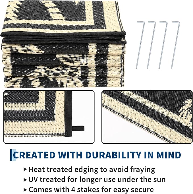 Garvee Outdoor Rug 5x8 Waterproof - Image 5