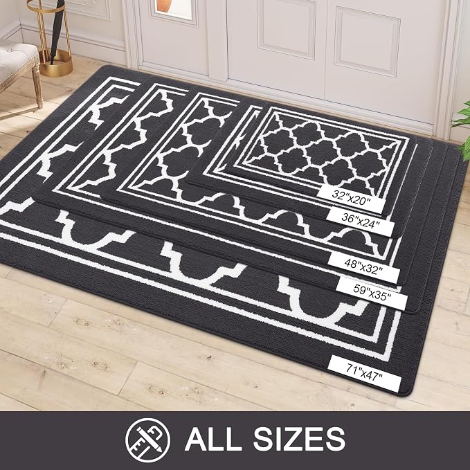 Buganda Indoor Door Mat, Dirt-Resistant and Absorbent Doormat, Low Profile - Image 7