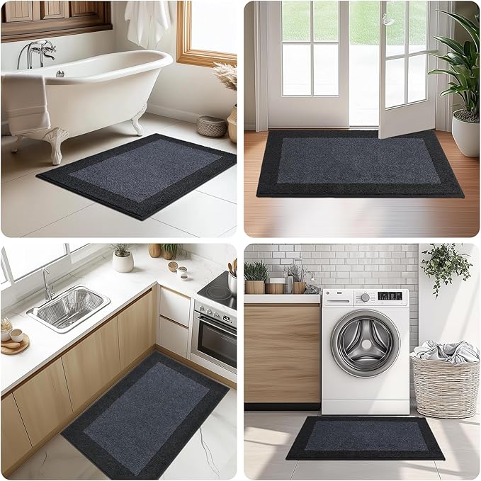 Machine Washable Kitchen Rug 24" x 36", Non Slip Kitchen Mat - Image 6