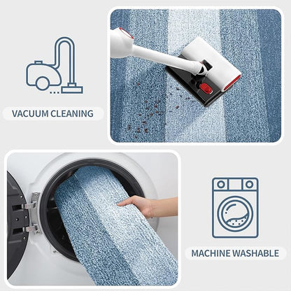 Kitinjoy Indoor Outdoor Door Mat, 48x32 Non-Slip Absorbent Dirt Trapper - Image 6