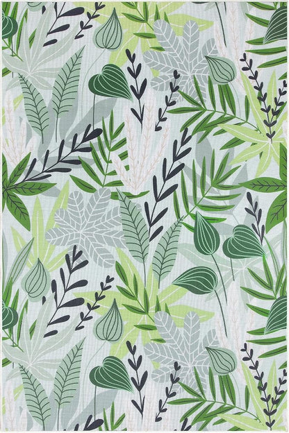 Lahome Leaf Indoor Outdoor Rugs, 6x9ft Non Slip Outdoor Patio Rug - Image 6