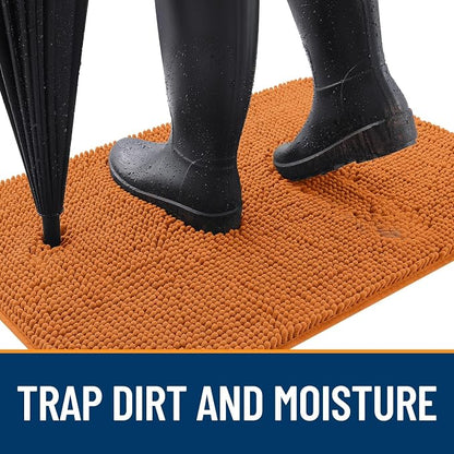 OLANLY Dog Door Mat for Muddy Paws 32x20, Absorbs Moisture and Dirt, Absorbent - Image 2