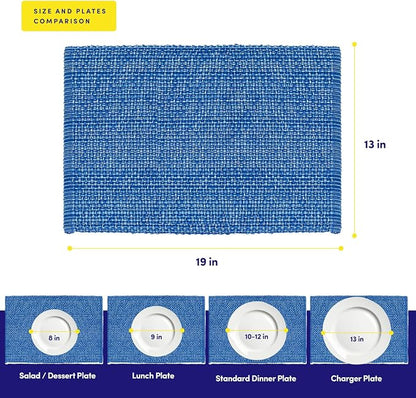 Sweet Home Collection 100% Cotton Placemats - Image 8