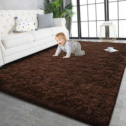 TWINNIS Super Soft Shaggy Rugs Fluffy Carpets, 5x8 Feet, Indoor Modern Plush by TWINNIS