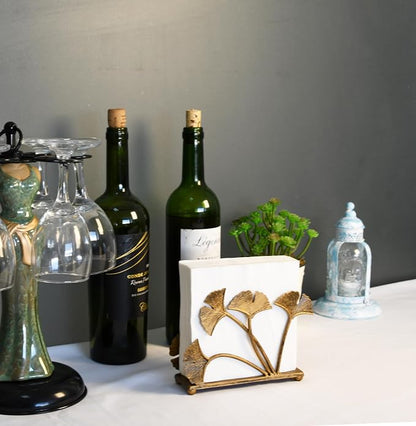 OwlGift Set of 2 Modern Ginkgo Leaves Design Napkin Holder - Image 6