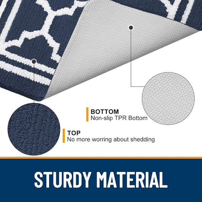 Buganda Large Indoor Door Mat, Dirt-Resistant and Absorbent Doormat, Low - Image 4
