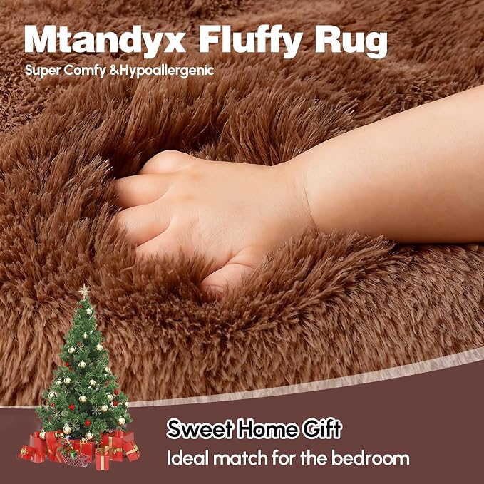 8x10 Area Rugs Living Room, Non-Slip Upgraded Indoor Thick Soft Rug, Modern - Image 2