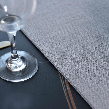 Soft Caddice Faux Linen Table Runner Cloth 2 Side - Image 3
