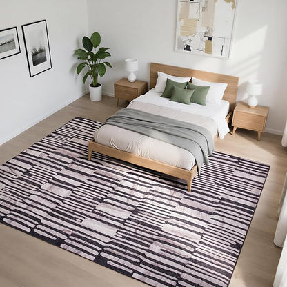 Washable Rugs 8x10 Area Rugs for Living Room- Modern Abstract Rugs for Bedroom - Image 8