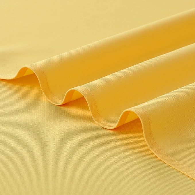 FOLINS&HOME Yellow Waterproof Decorative Table Runner 108 Inches Long | 210GSM - Image 5