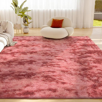 Litanika 8x10 Fluffy Shag Faux Fur Area Rug by Litanika