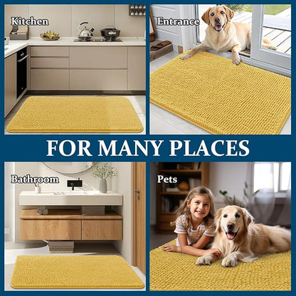 OLANLY Dog Door Mat for Muddy Paws 70x46, Absorbs Moisture and Dirt, Absorbent - Image 8