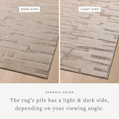 Loloi Amber Lewis Monty Collection MOT-04 Taupe/Beige 9'-2" x 13', .50" Pile - Image 3