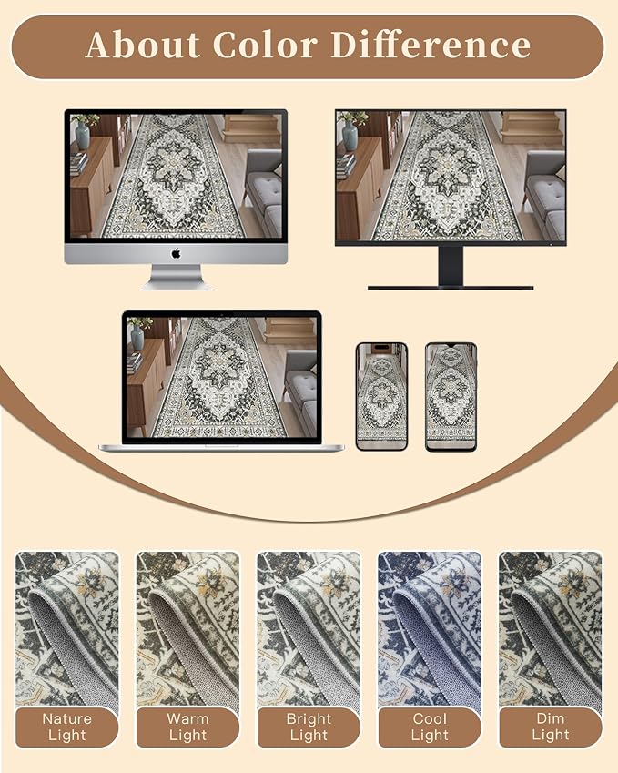 Madane Hallway Runner Rug 3x18 - Image 9