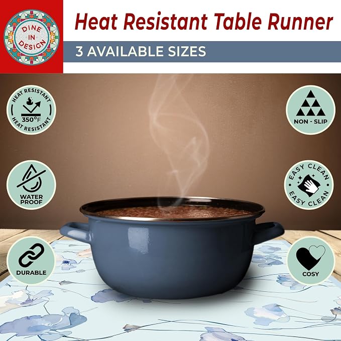 Heat Resistant Table Runner, 32 x 10 Inch - Image 5