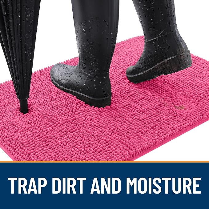 OLANLY Dog Door Mat for Muddy Paws 44x32, Absorbs Moisture and Dirt, Absorbent - Image 2