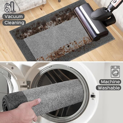 Machine Washable Runner Rug 32" x 120", Non Slip Kitchen Mat - Image 7