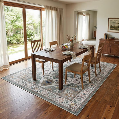 HOOBRO 5 x 7 Area Rugs Washable, Living Room Rugs, Non-Slip Rug Stain Resistant - Image 6