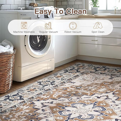 Lofus 4ft Area Rugs for Living Room, Washable Area Rug, Rugs for Bedroom - Image 5