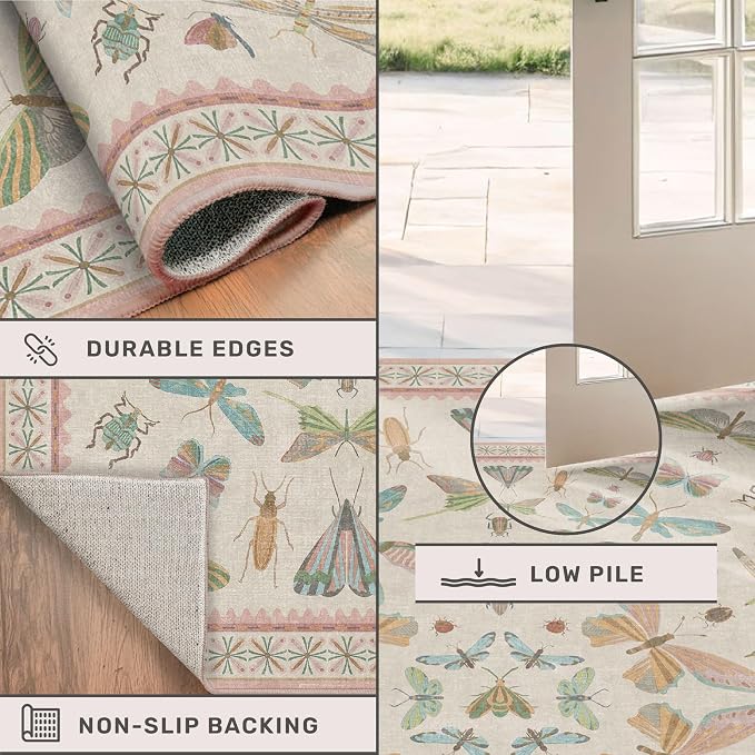 Hazo Haus Butterfly Area Rugs 5x7 - Image 5